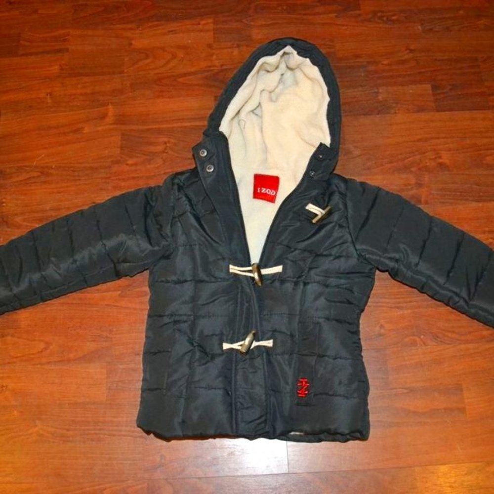 NWT IZOD Snow Jacket fleece lined Sz 6x